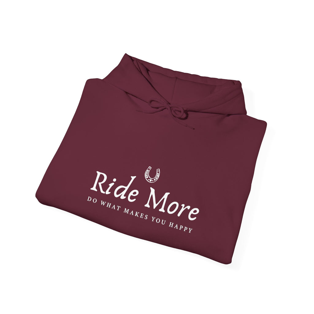 Ride More - Do what makes you happy - Dark hoodie