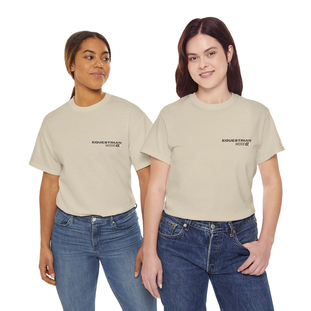 Equestrian Mode On — Equestrian Slogan T-Shirt
