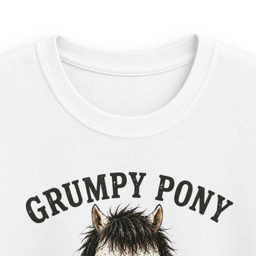 Grumpy Pony, Less Drama — Youth Equestrian T-Shirt