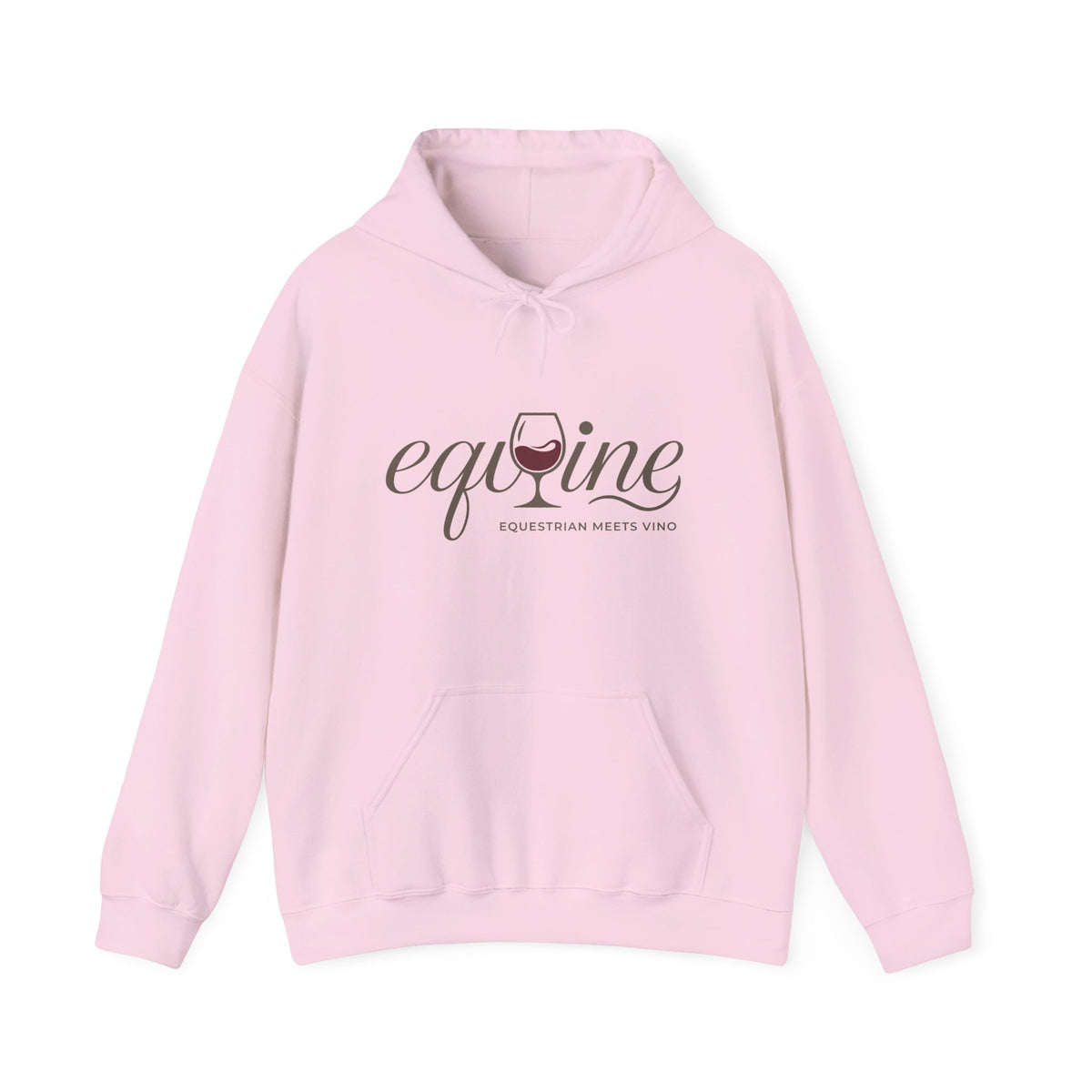 EqWine Hoodie — Equestrian Wine Lover's Unisex Hoodie