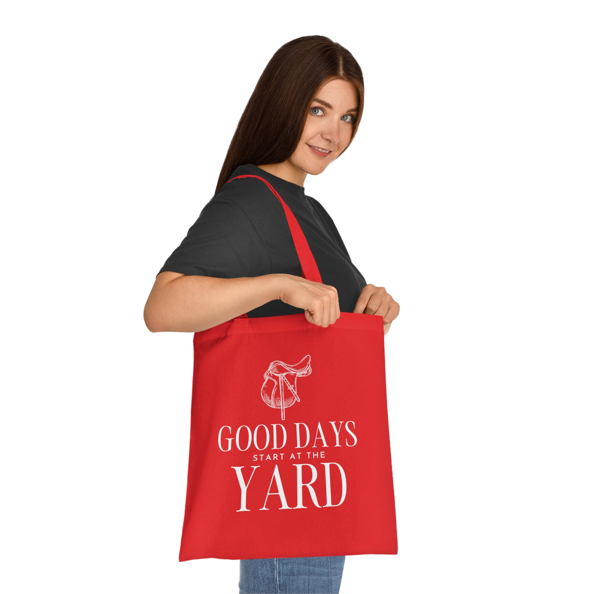 Good days start at the yard - Cotton Tote Bag