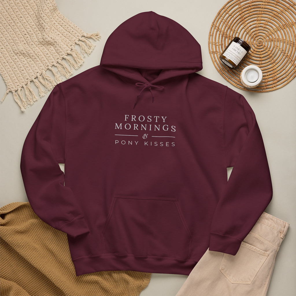 Frosty Mornings & Pony Kisses Equestrian Hoodie