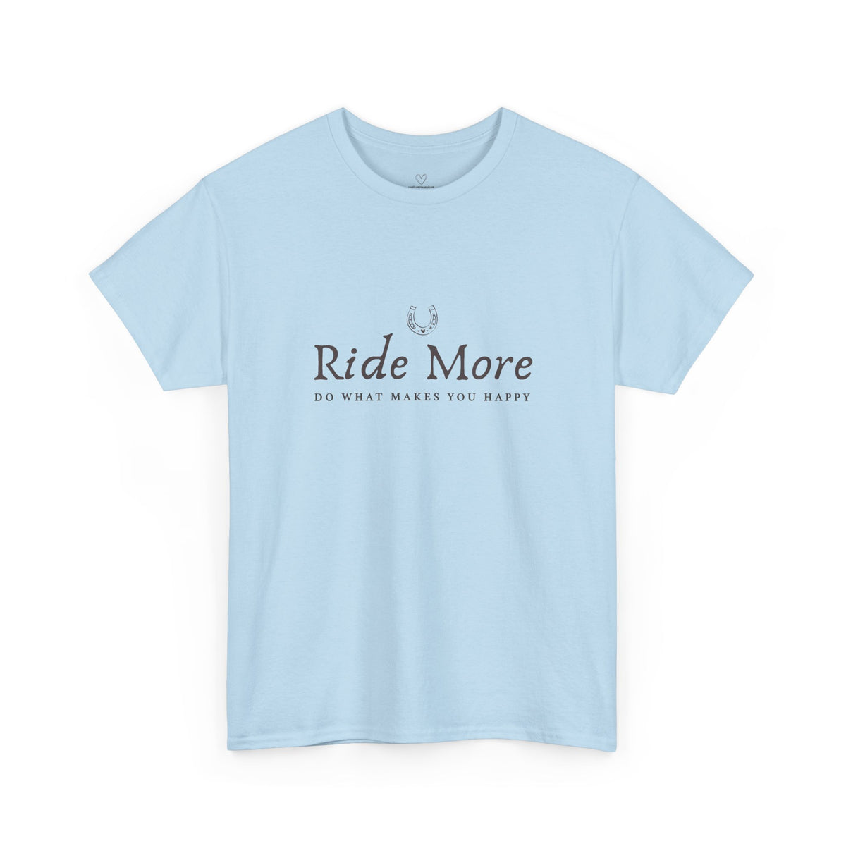 Ride More T-Shirt — Equestrian Slogan Tee