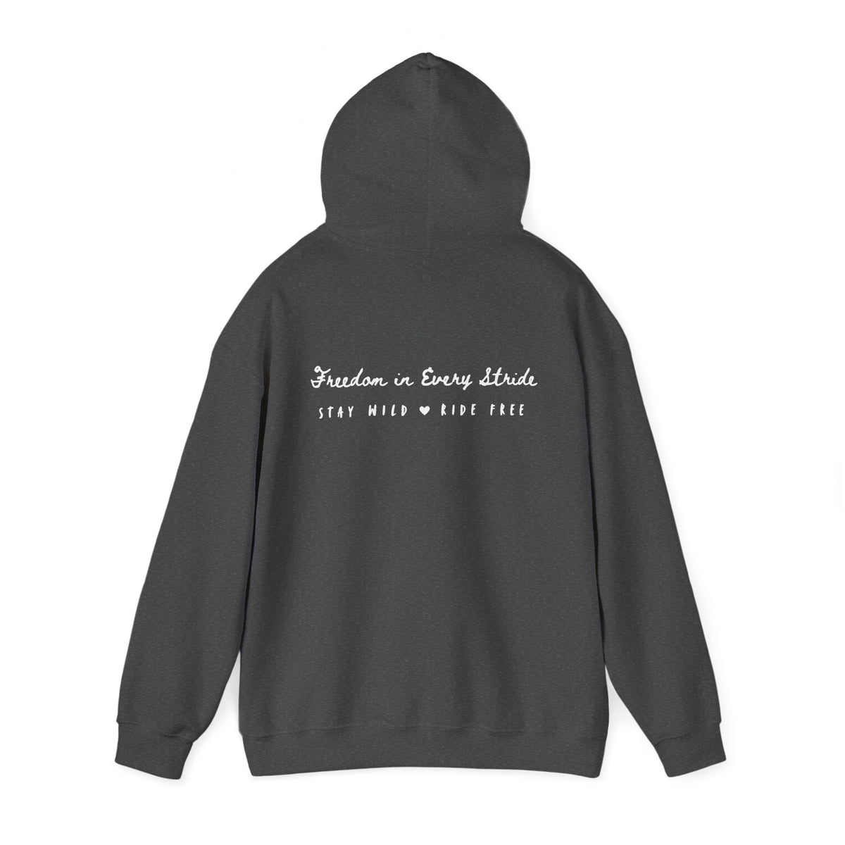 Freedom in Every Stride- Dark Hoodie