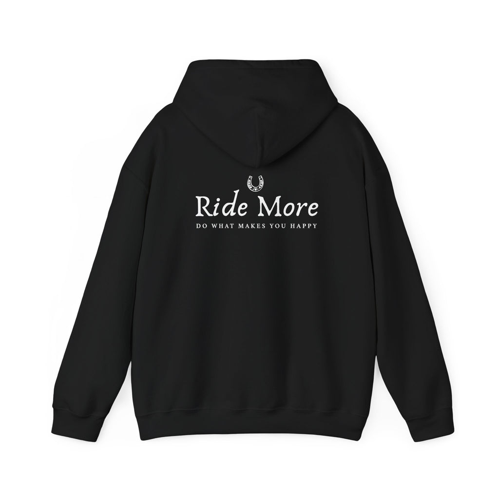 Ride More - Do what makes you happy - Dark hoodie