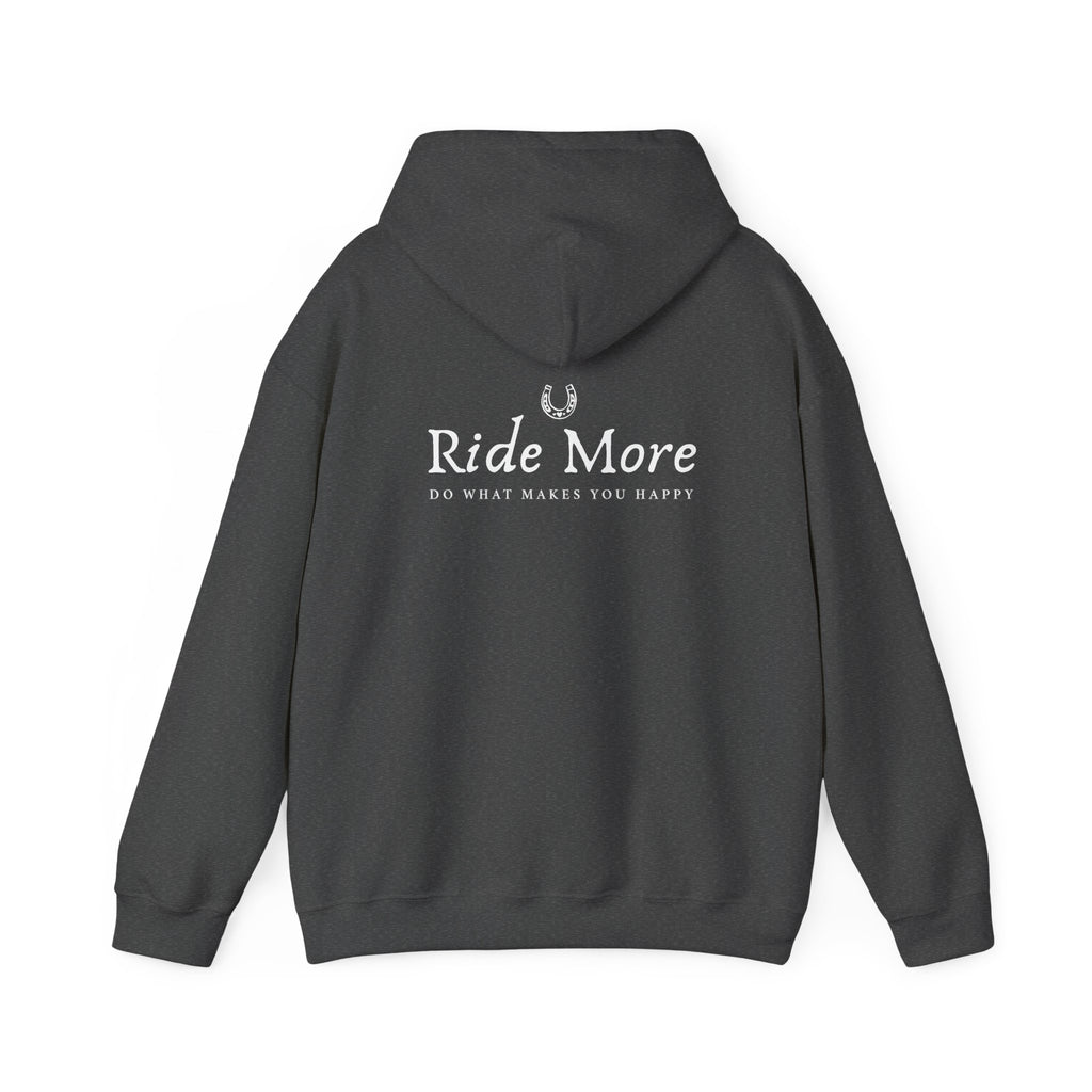 Ride More - Do what makes you happy - Dark hoodie