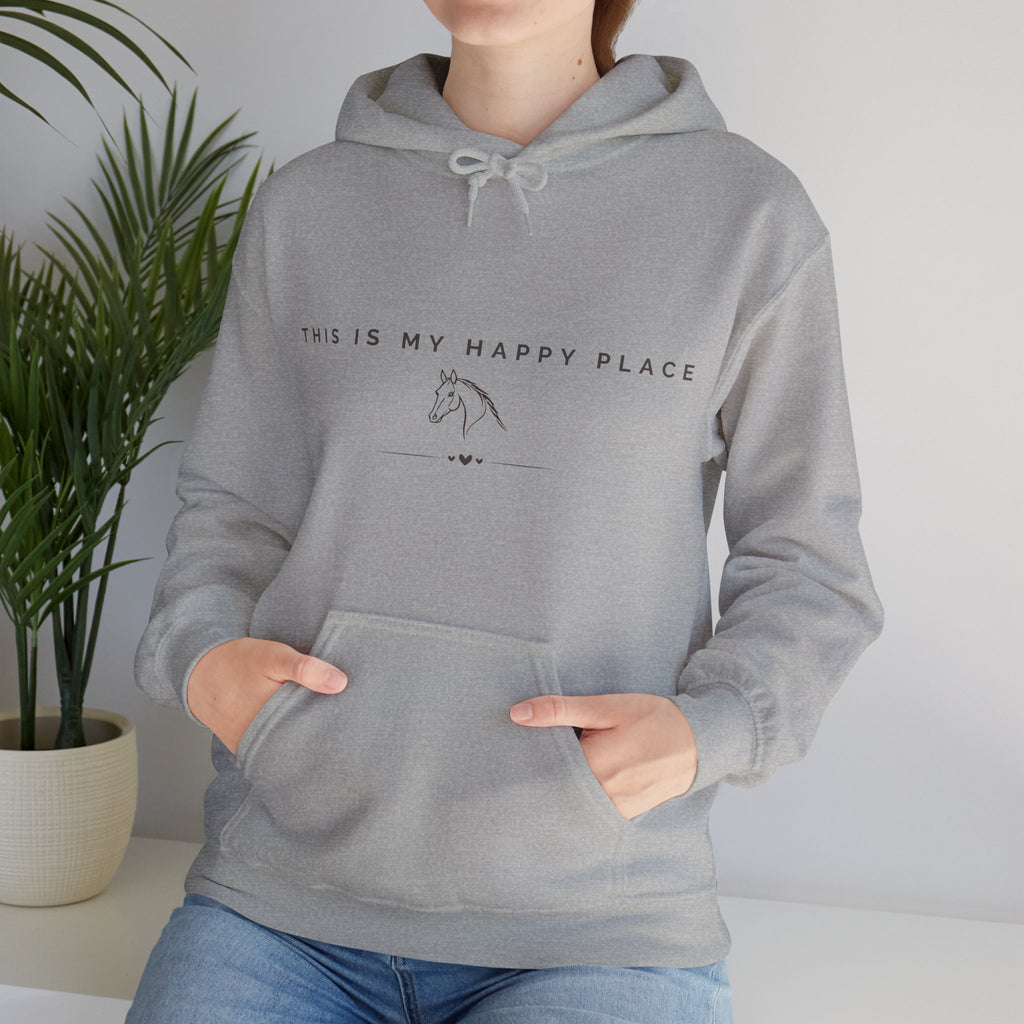 This is my happy place — Equestrian Unisex Hoodie