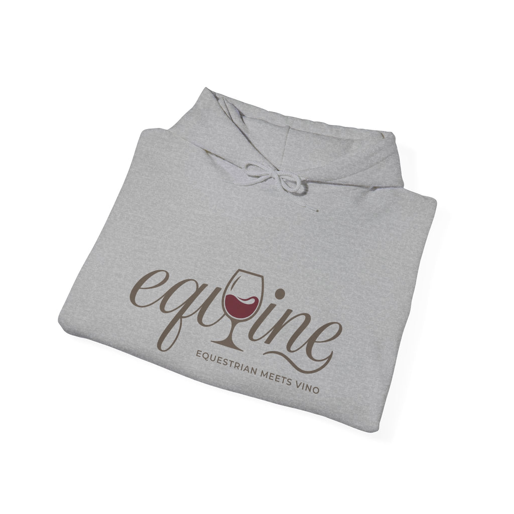 EqWine Hoodie — Equestrian Wine Lover's Unisex Hoodie