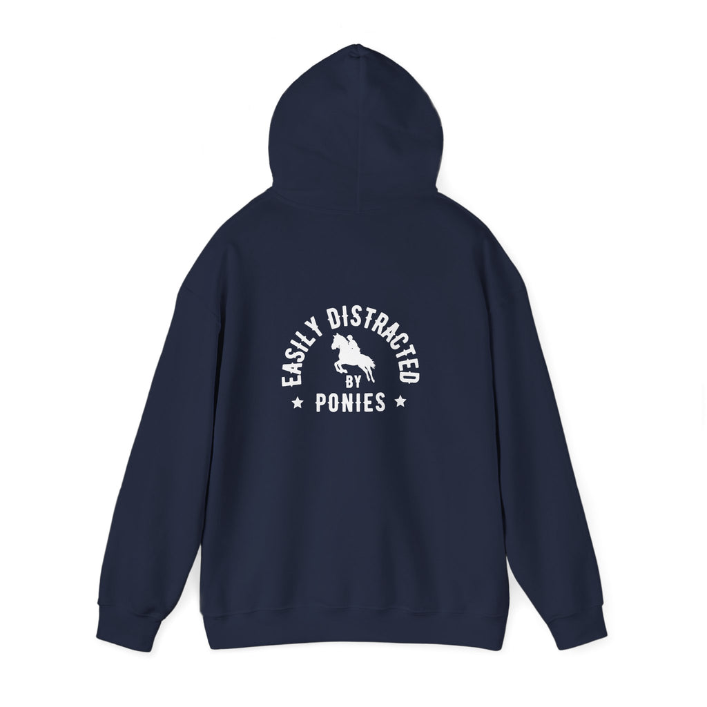 Easily Distracted by Ponies - Dark Hoodie