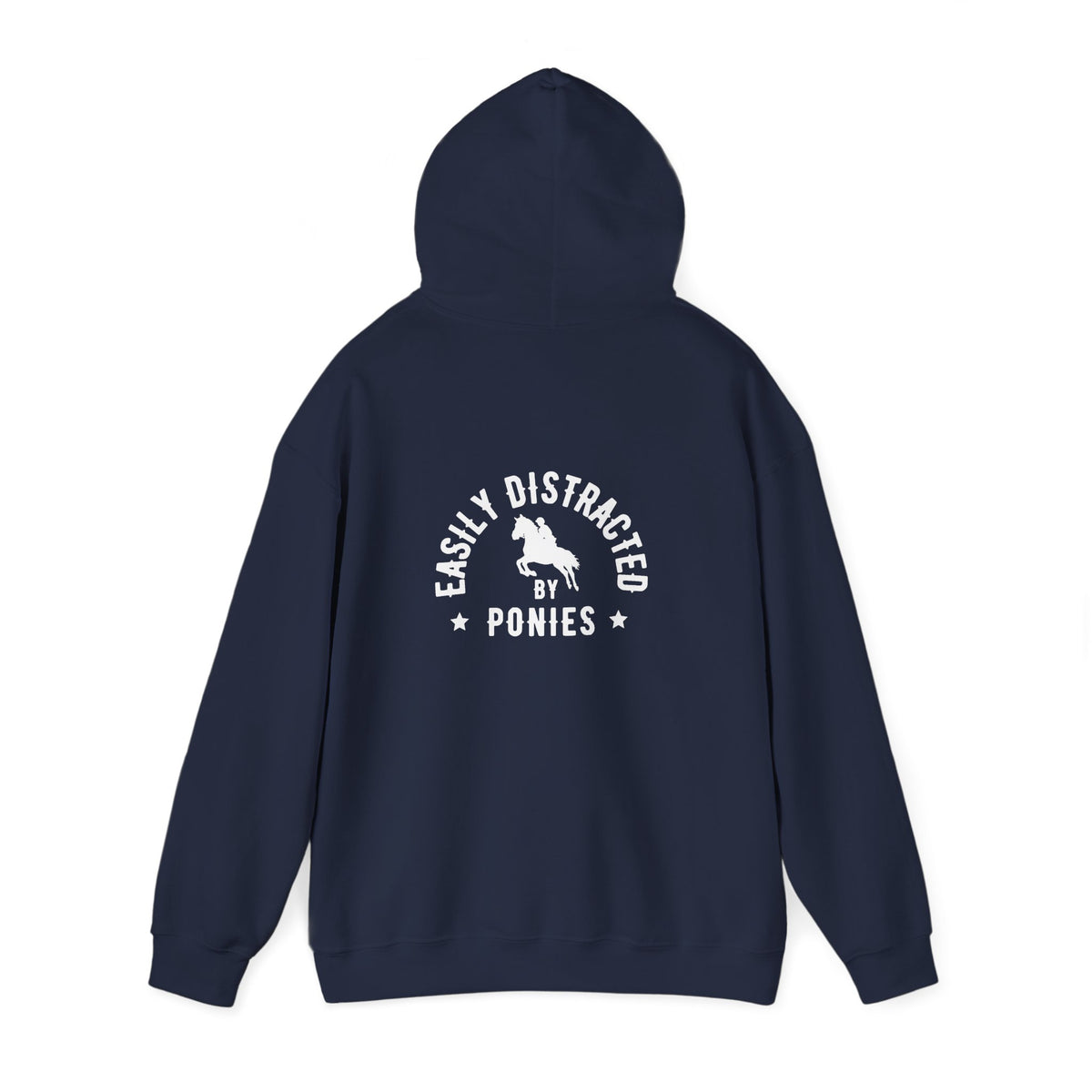 Easily Distracted by Ponies - Dark Hoodie