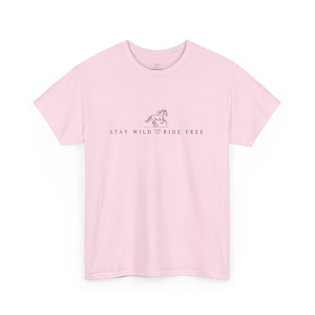 Stay Wild Ride Free - Horse Graphic T-Shirt