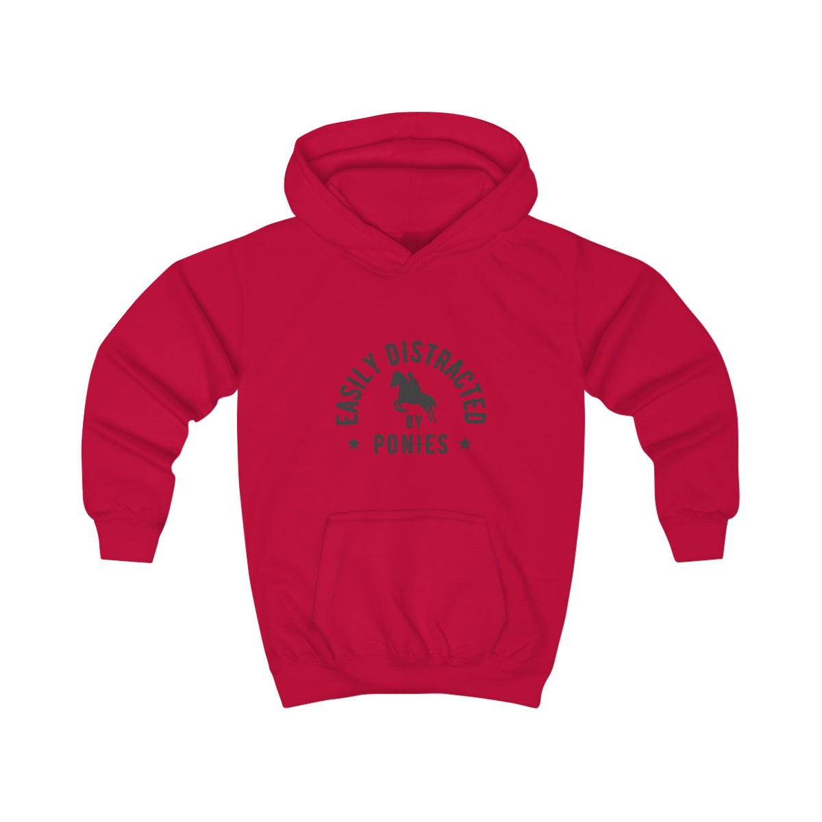 Easily distracted by ponies — Youth Heavy Blend Hoodie
