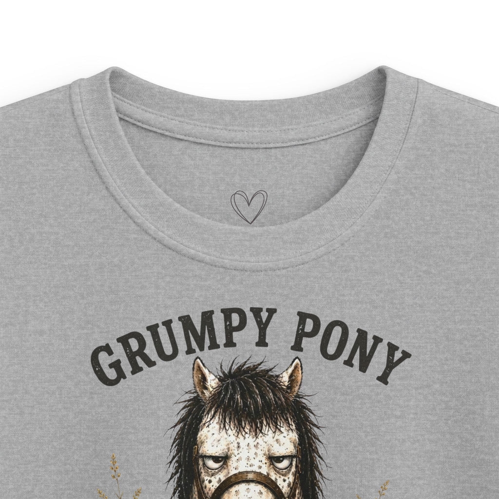 Grumpy Pony Doesn't Like People — Youth Equestrian T-Shirt