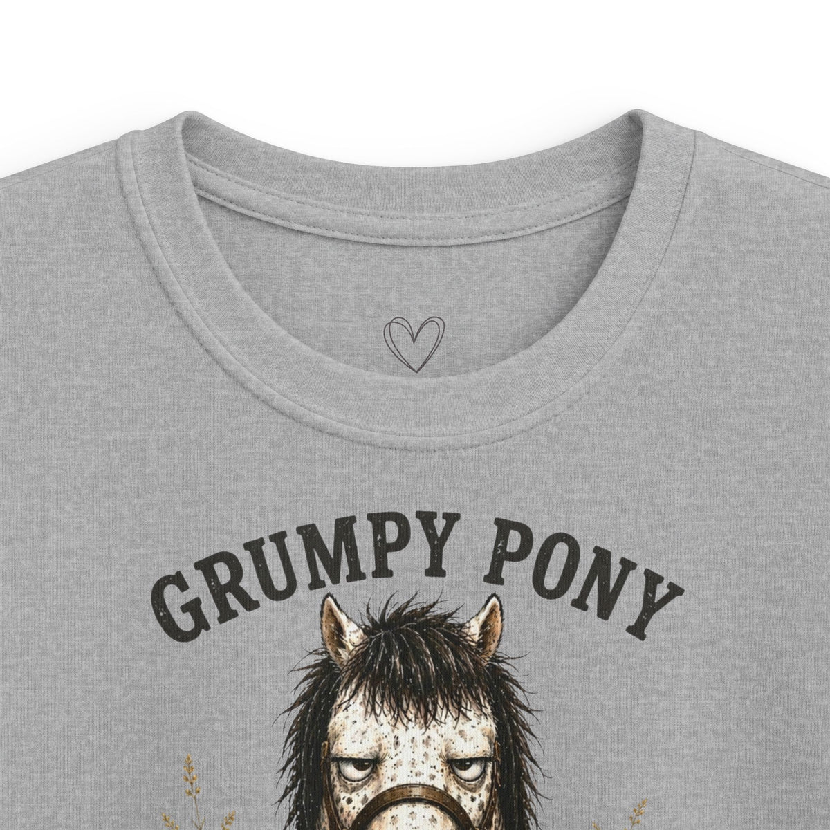 Grumpy Pony Doesn't Like People — Youth Equestrian T-Shirt