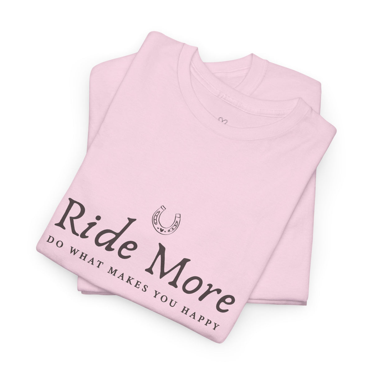 Ride More T-Shirt — Equestrian Slogan Tee