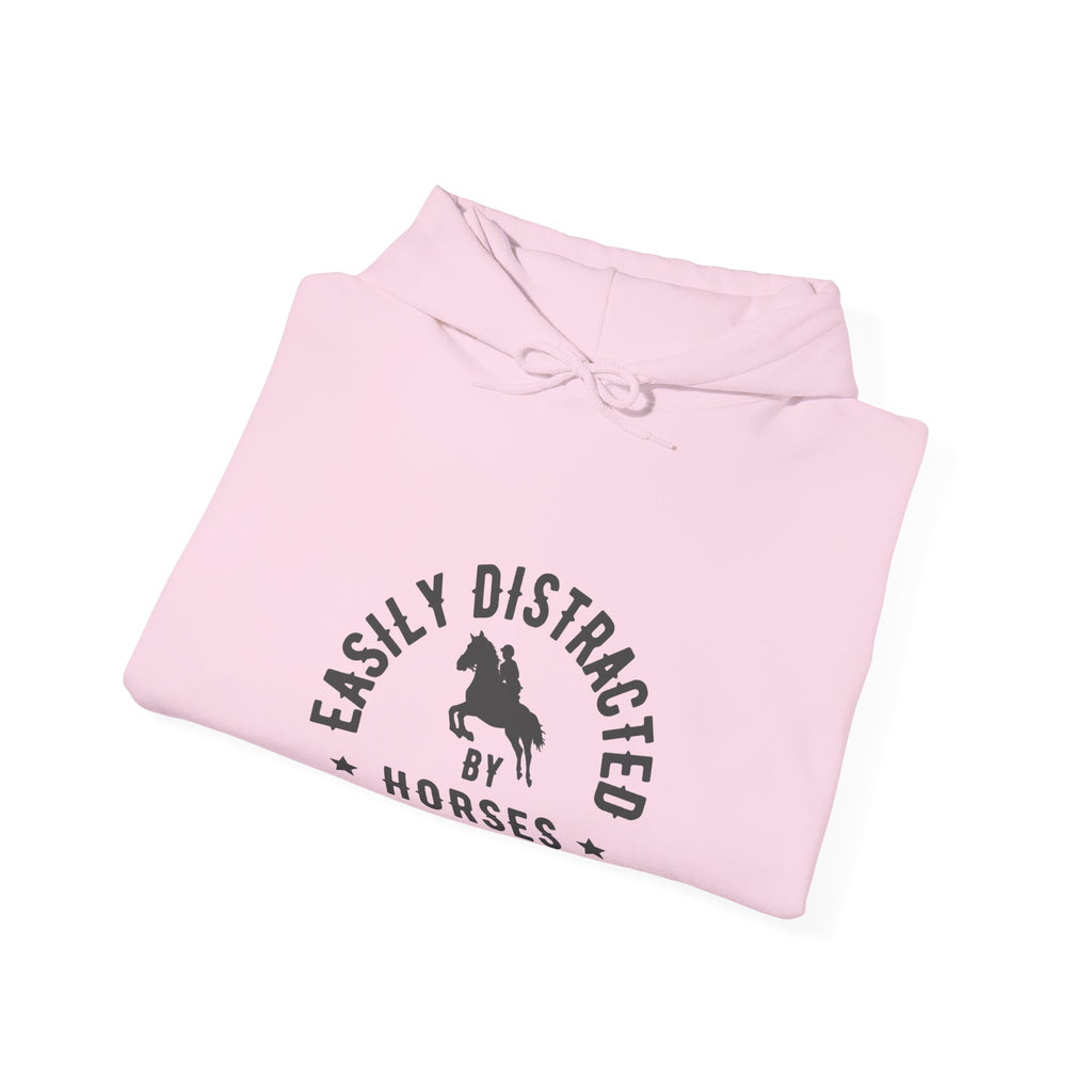 Easily Distracted by Horses — Unisex Hoodie