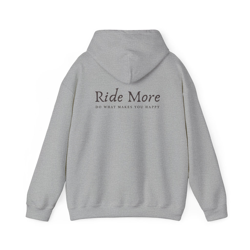 Ride More, Do What Makes You Happy — Equestrian Unisex Hoodie
