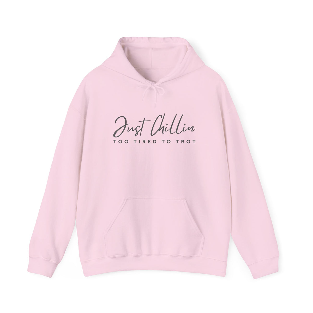 Just Chillin', Too Tired to Trot — Unisex Hoodie