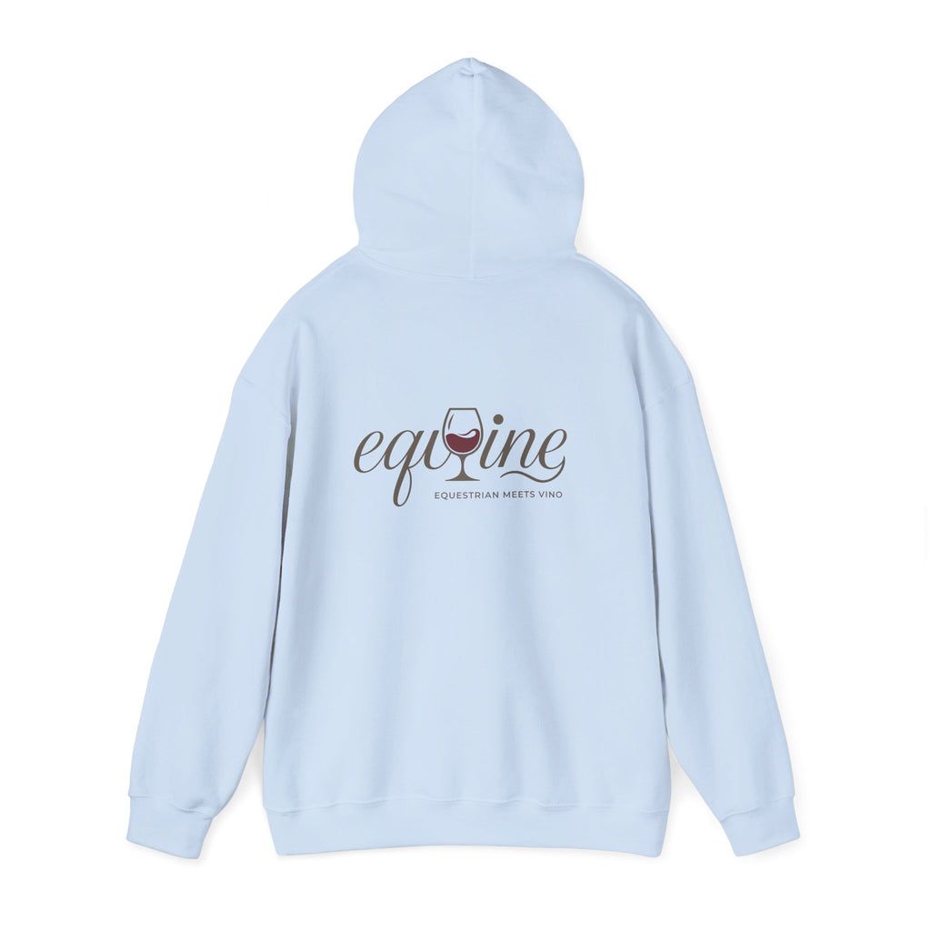 EqWine Hoodie — Equestrian Wine Lover's Unisex Hoodie