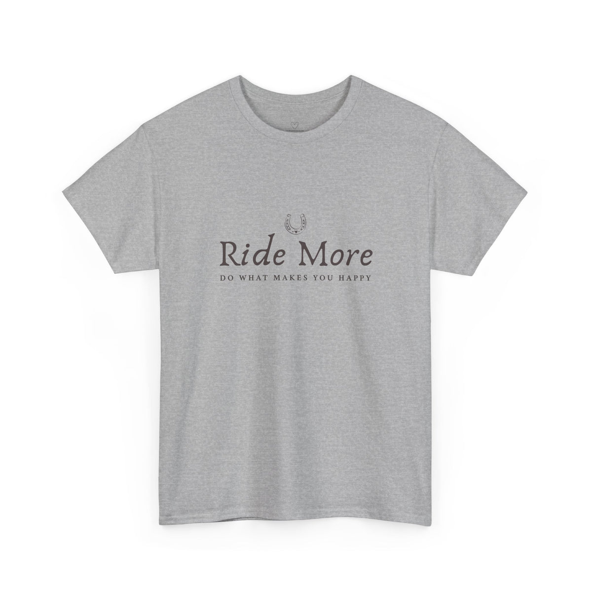 Ride More T-Shirt — Equestrian Slogan Tee