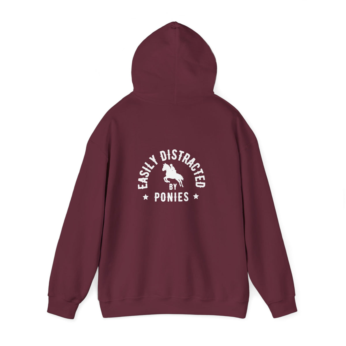 Easily Distracted by Ponies - Dark Hoodie