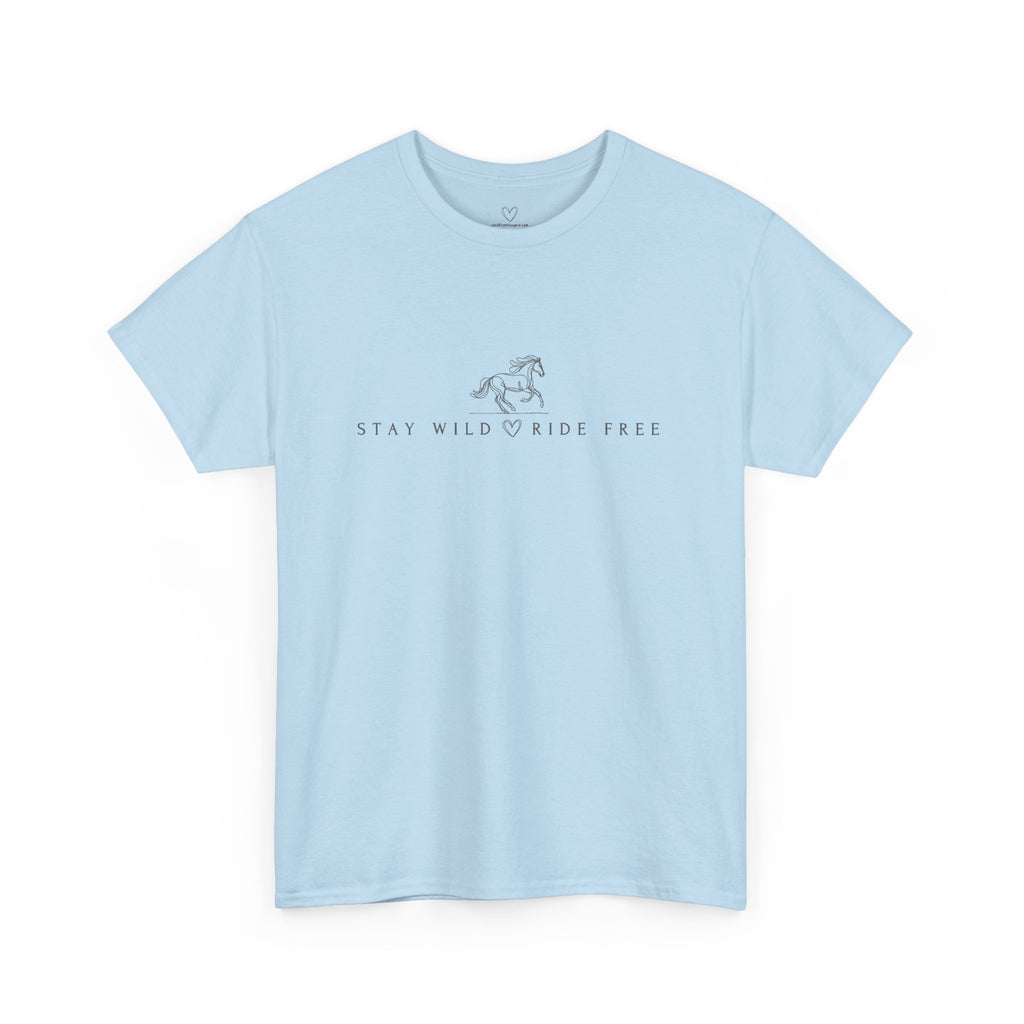 Stay Wild Ride Free - Horse Graphic T-Shirt