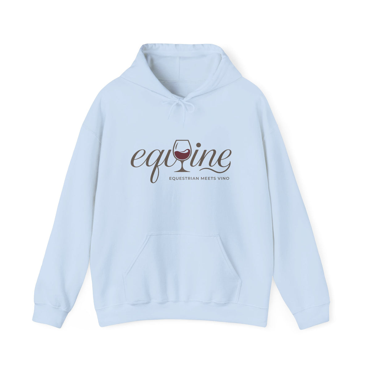 EqWine Hoodie — Equestrian Wine Lover's Unisex Hoodie