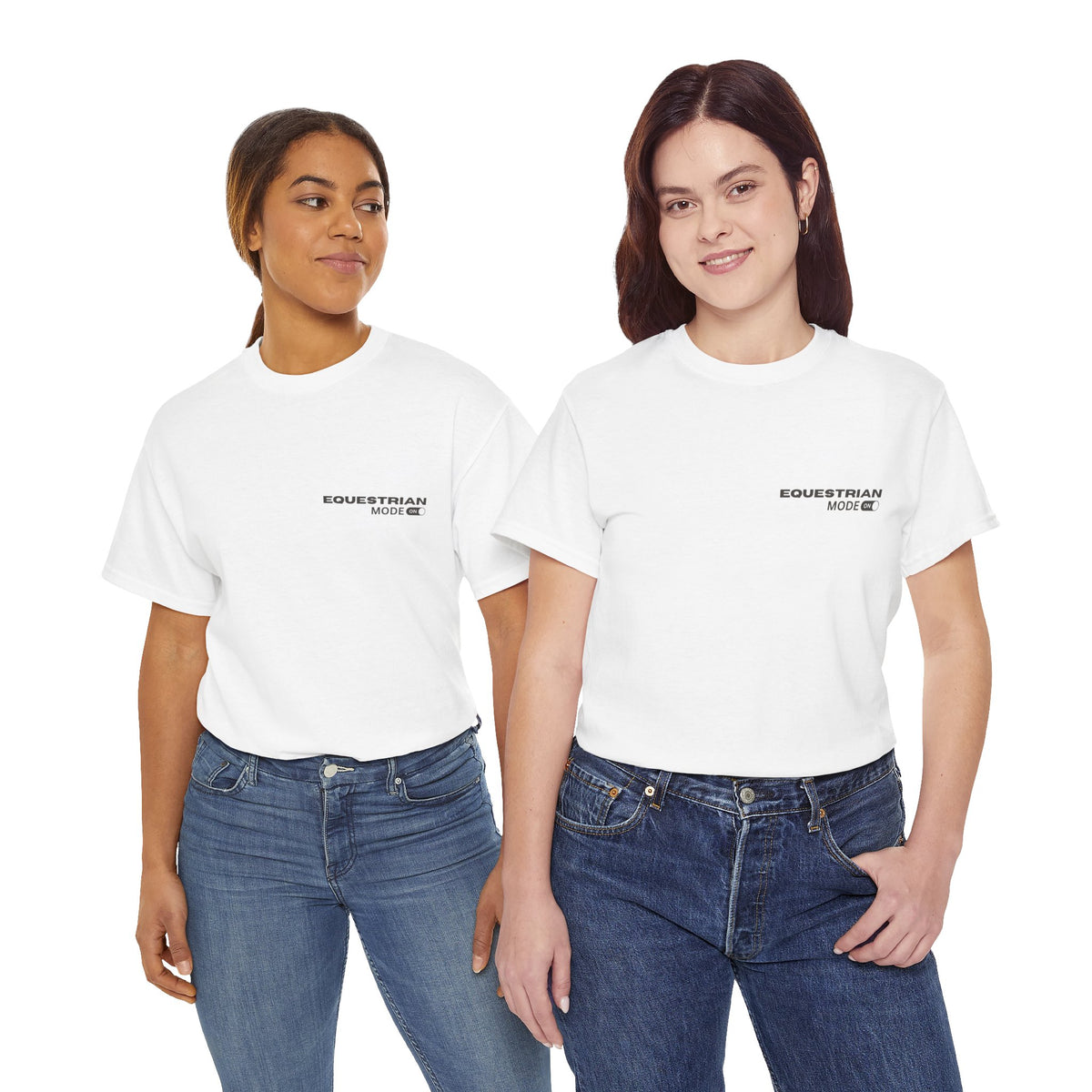 Equestrian Mode On — Equestrian Slogan T-Shirt
