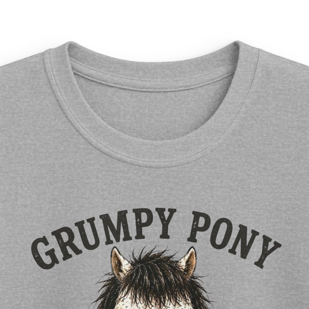 Grumpy Pony, Less Drama — Youth Equestrian T-Shirt