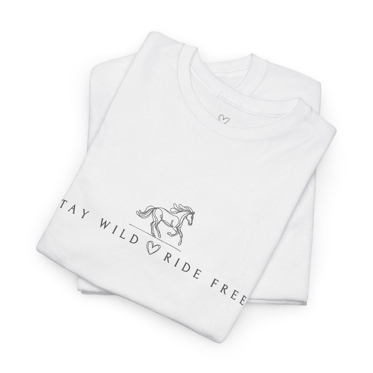 Stay Wild Ride Free - Horse Graphic T-Shirt