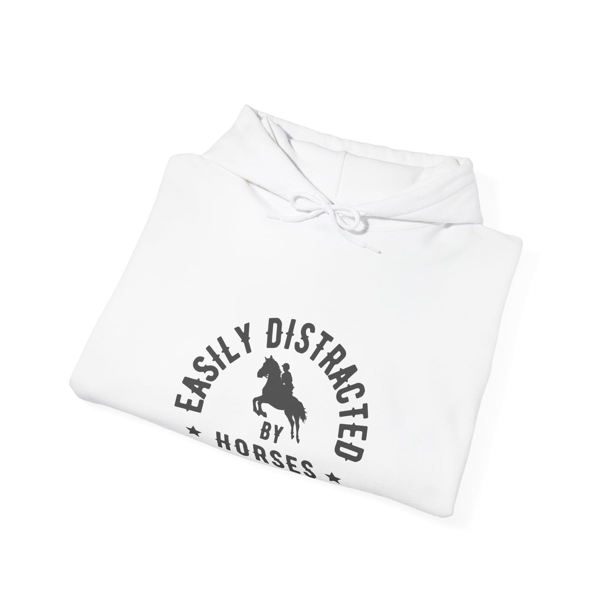 Easily Distracted by Horses — Unisex Hoodie