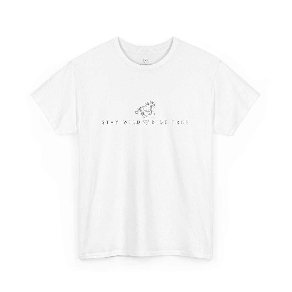 Stay Wild Ride Free - Horse Graphic T-Shirt