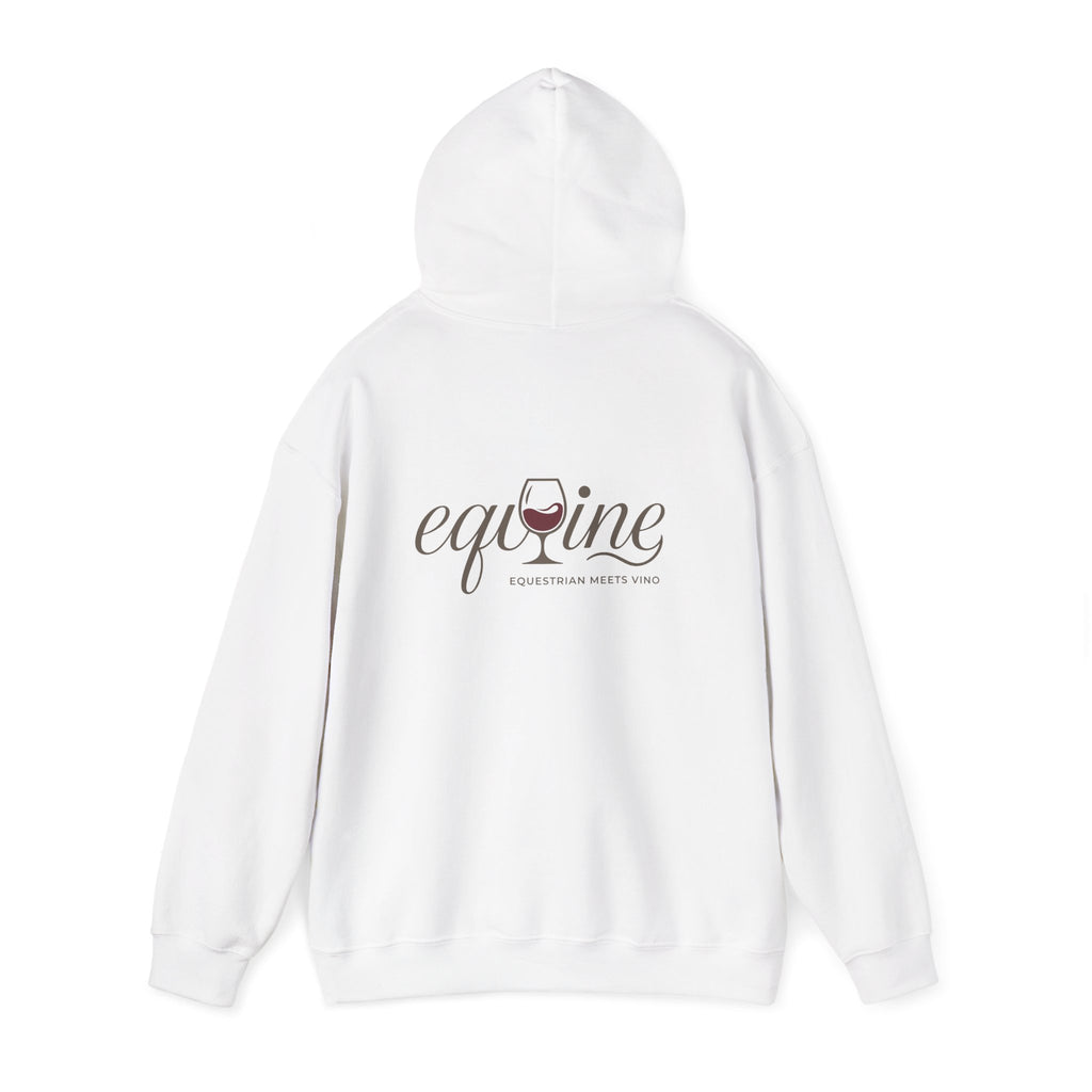 EqWine Hoodie — Equestrian Wine Lover's Unisex Hoodie
