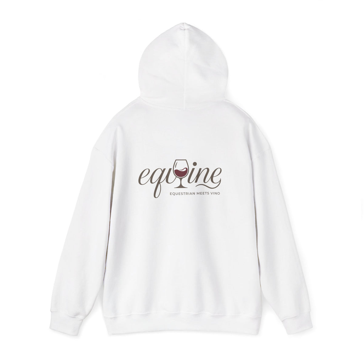 EqWine Hoodie — Equestrian Wine Lover's Unisex Hoodie