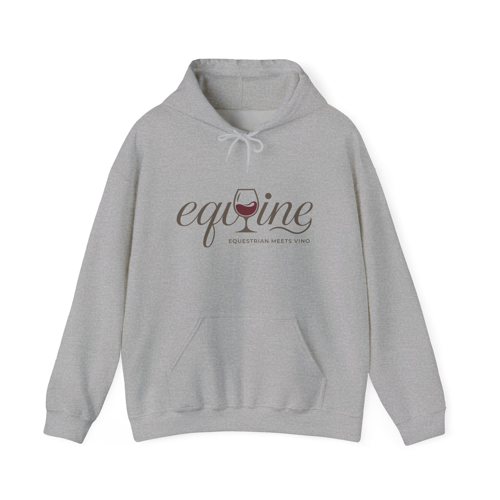 EqWine Hoodie — Equestrian Wine Lover's Unisex Hoodie
