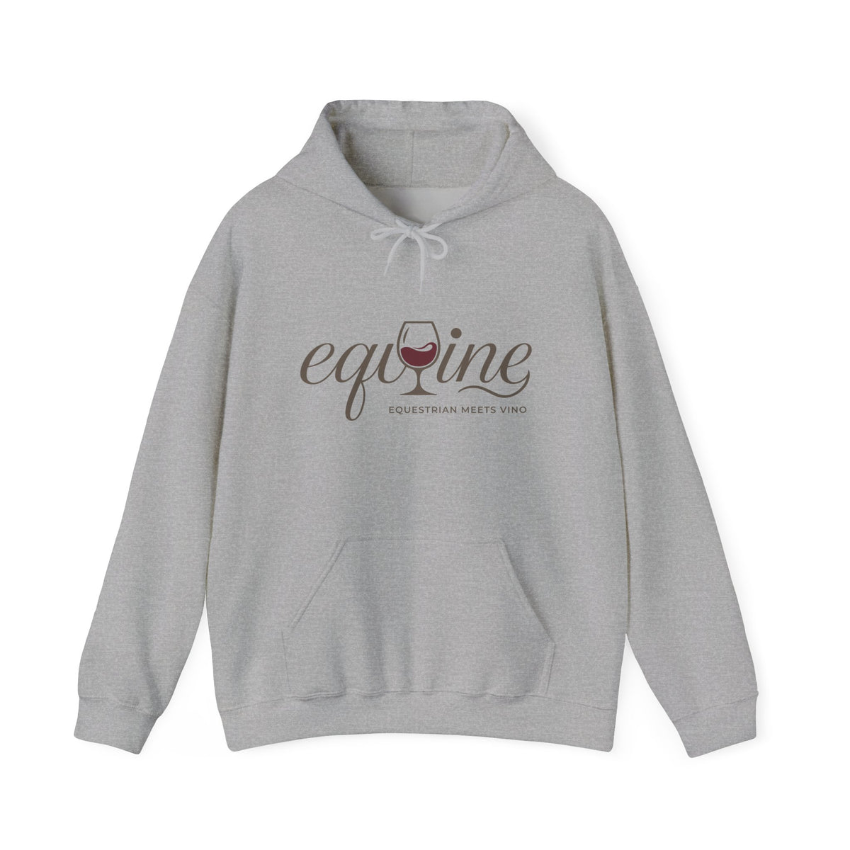 EqWine Hoodie — Equestrian Wine Lover's Unisex Hoodie