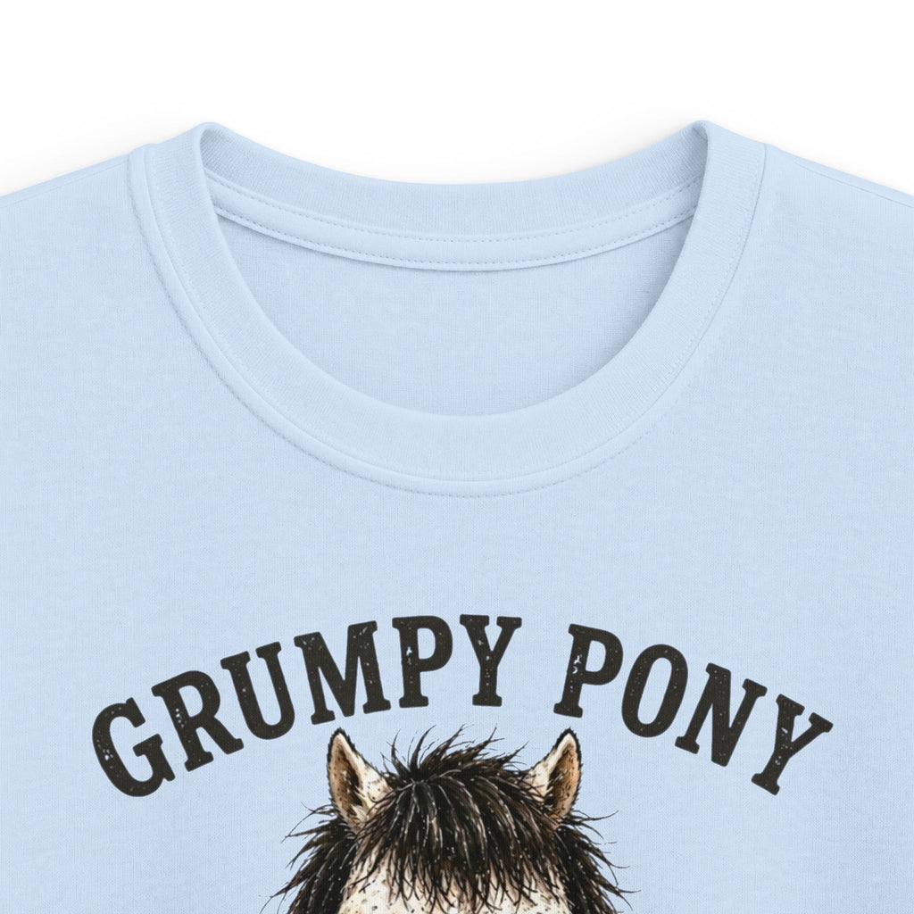 Grumpy Pony, Less Drama — Youth Equestrian T-Shirt