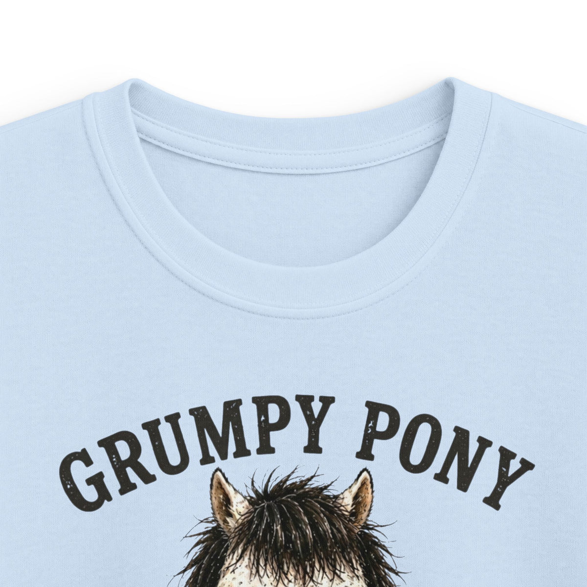 Grumpy Pony, Less Drama — Youth Equestrian T-Shirt
