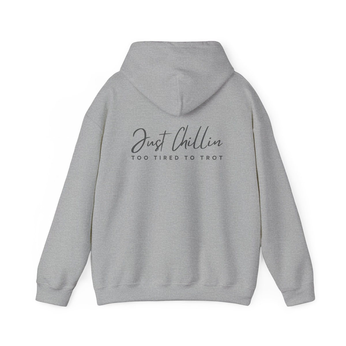 Just Chillin', Too Tired to Trot — Unisex Hoodie