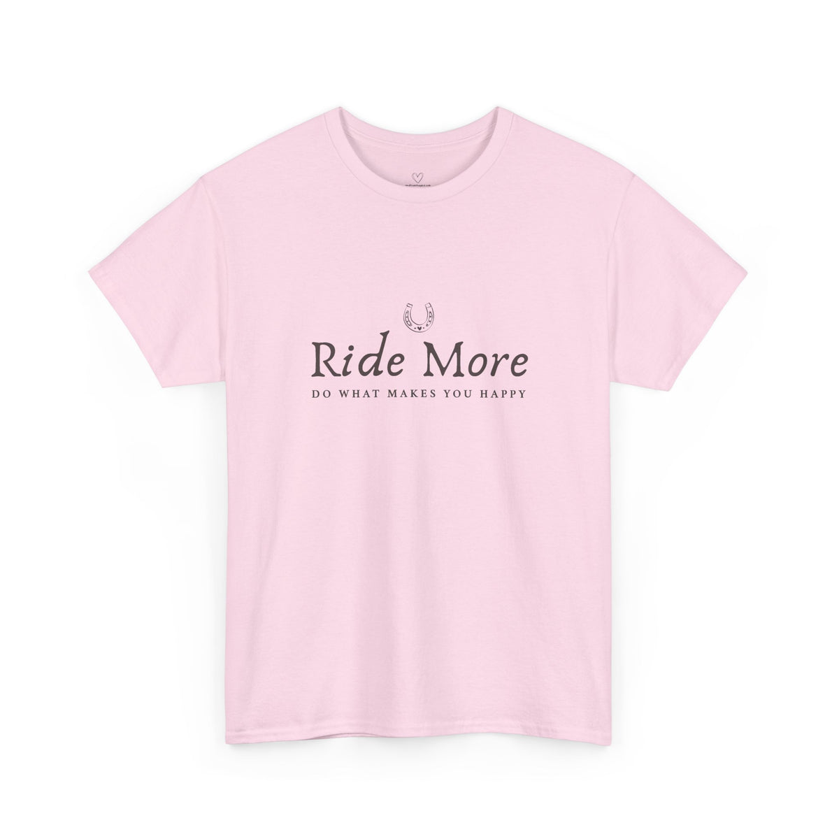 Ride More T-Shirt — Equestrian Slogan Tee