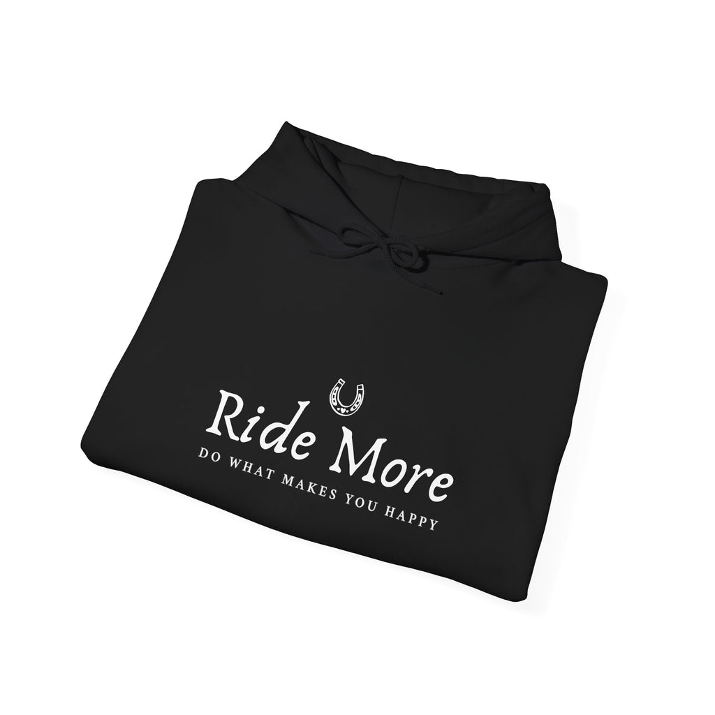 Ride More - Do what makes you happy - Dark hoodie