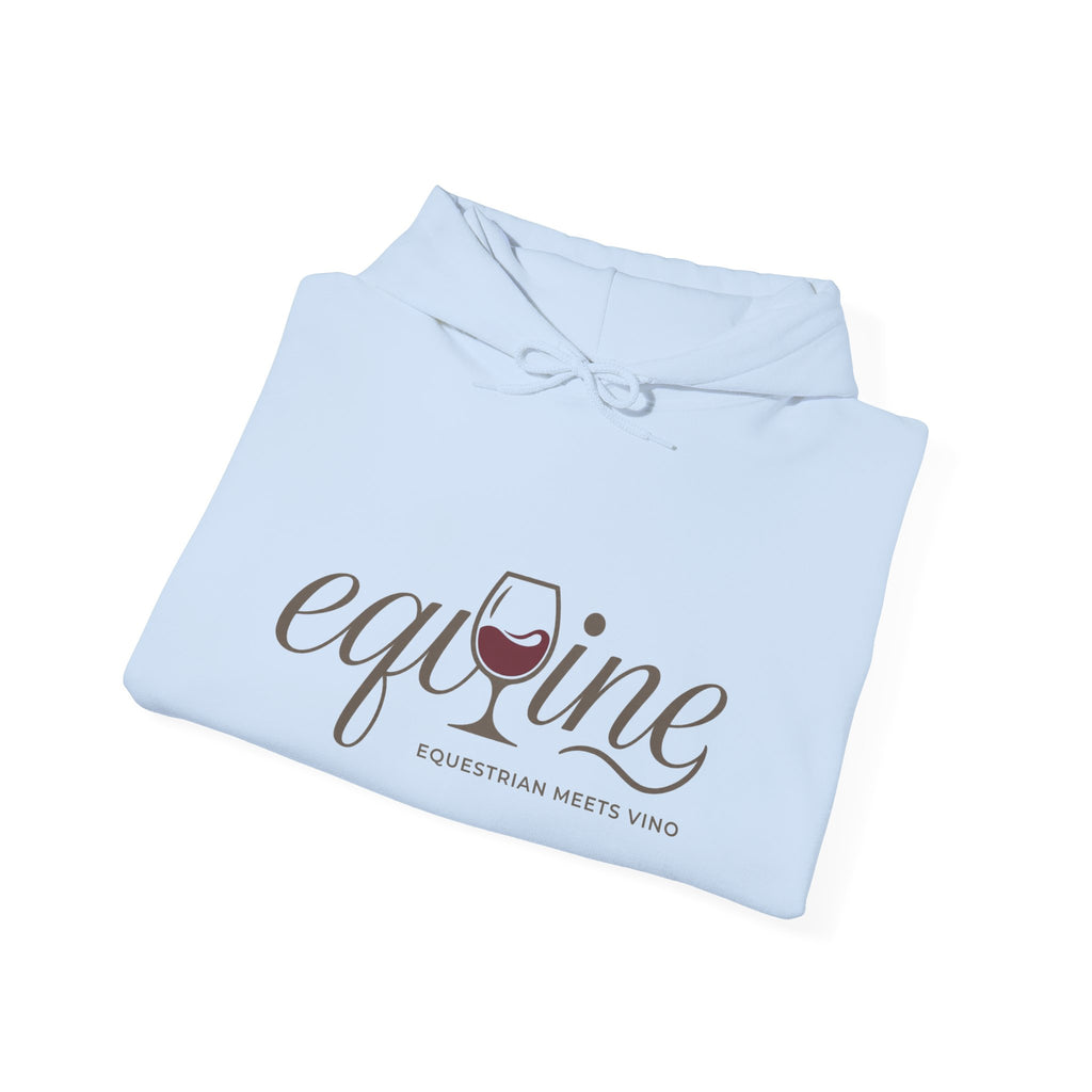 EqWine Hoodie — Equestrian Wine Lover's Unisex Hoodie