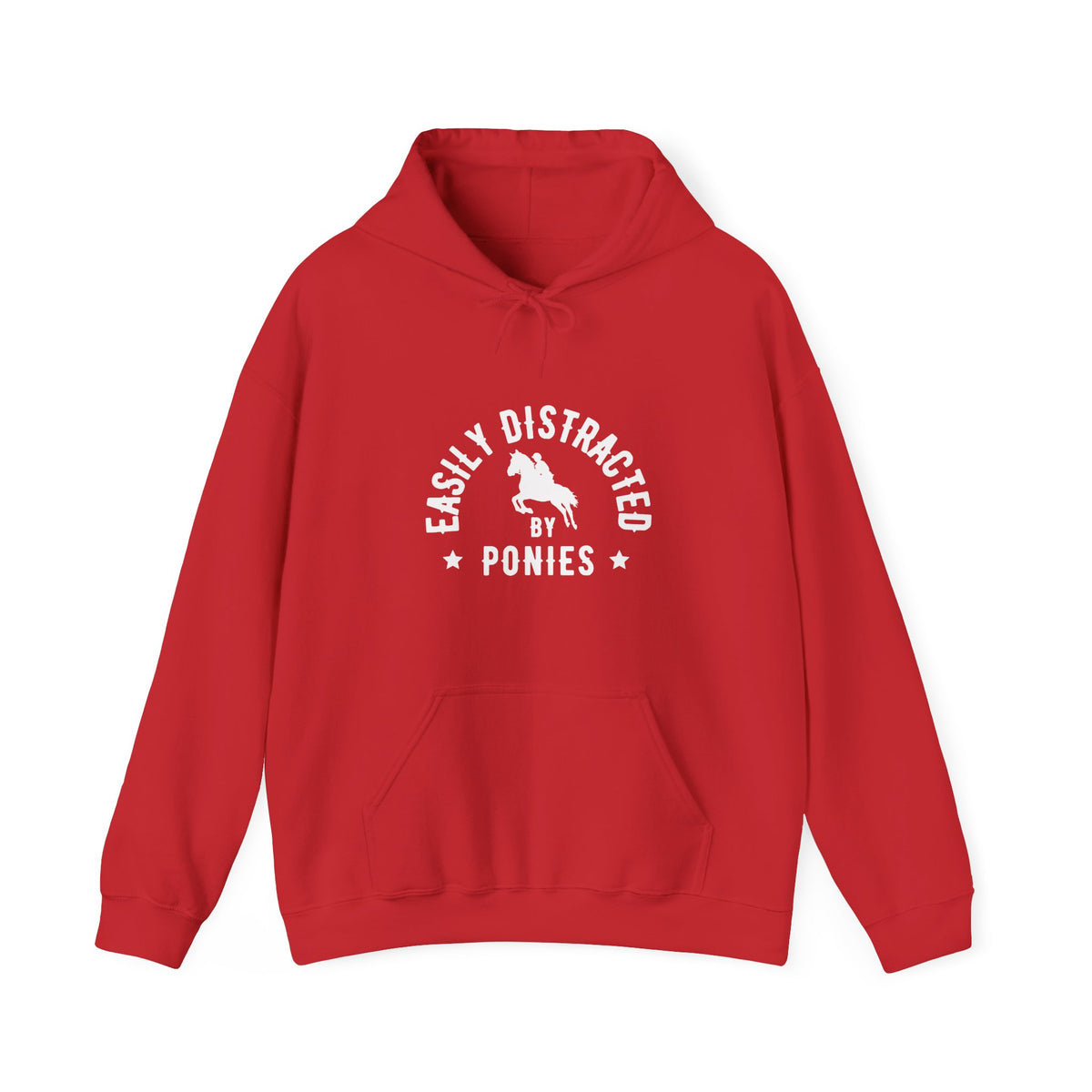 Easily Distracted by Ponies - Dark Hoodie
