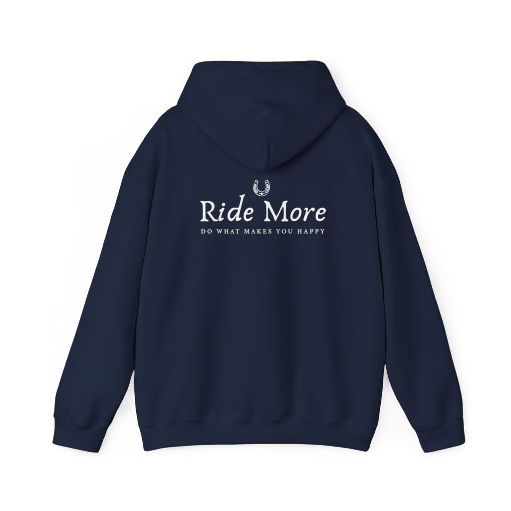 Ride More - Do what makes you happy - Dark hoodie