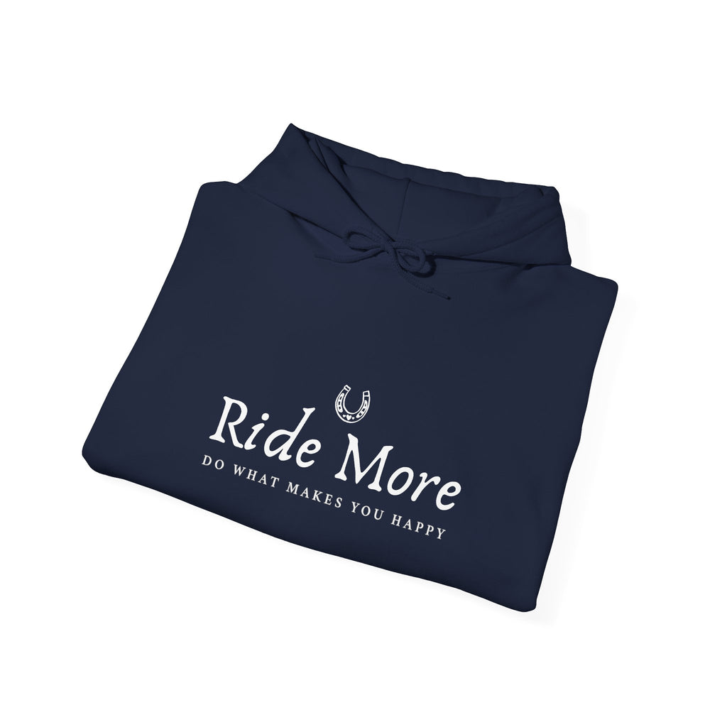Ride More - Do what makes you happy - Dark hoodie