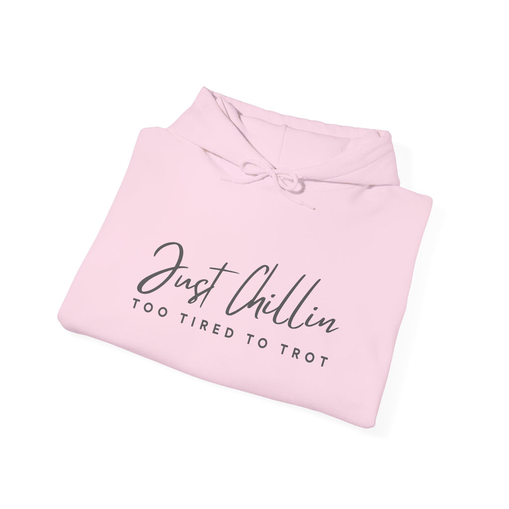 Just Chillin', Too Tired to Trot — Unisex Hoodie