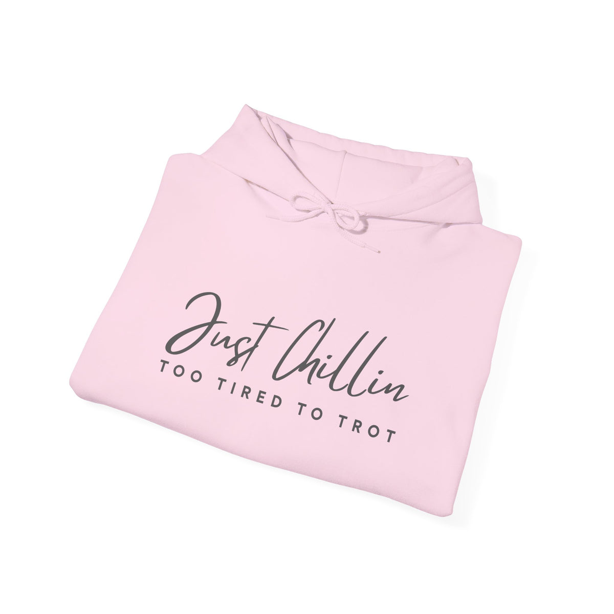 Just Chillin', Too Tired to Trot — Unisex Hoodie