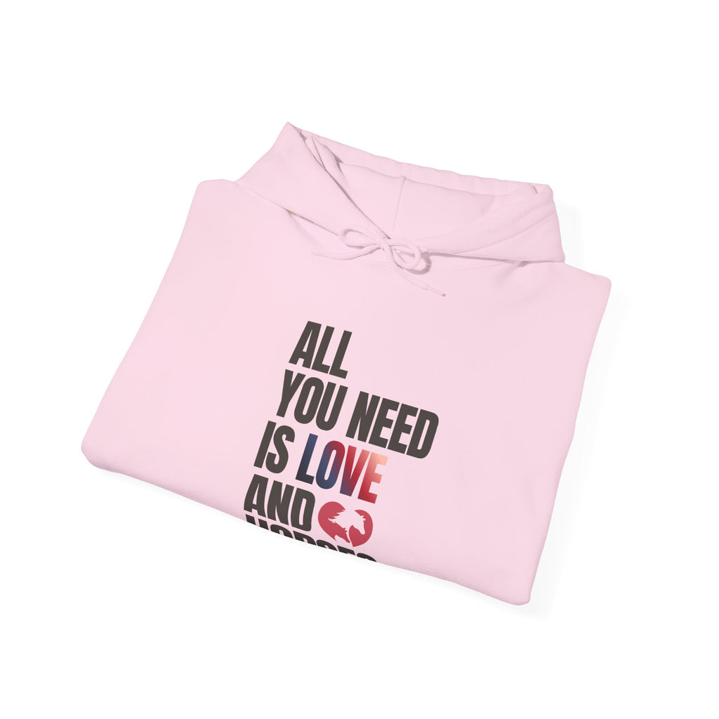 All You Need Is Love and Horses — Unisex Hoodie