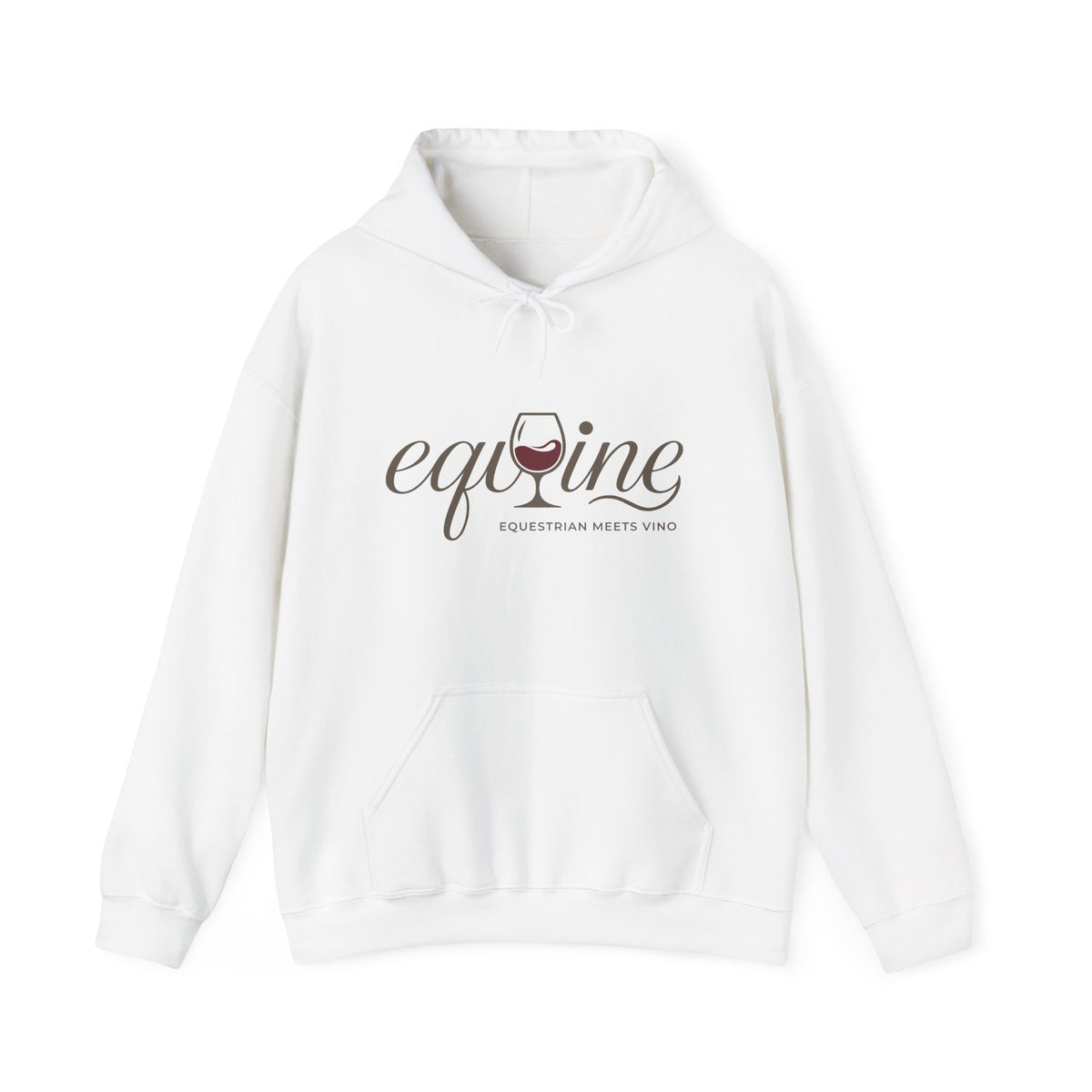 EqWine Hoodie — Equestrian Wine Lover's Unisex Hoodie