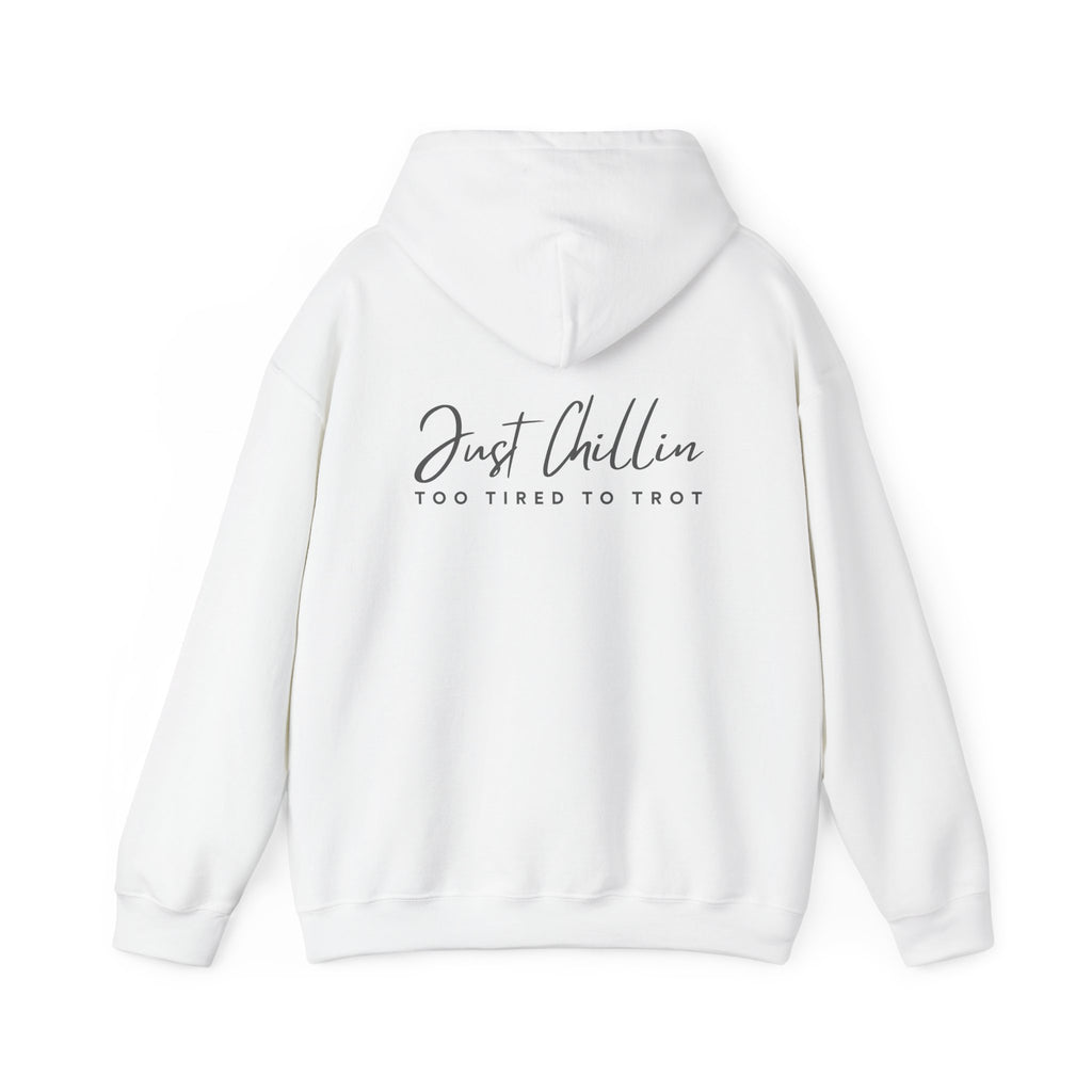Just Chillin', Too Tired to Trot — Unisex Hoodie